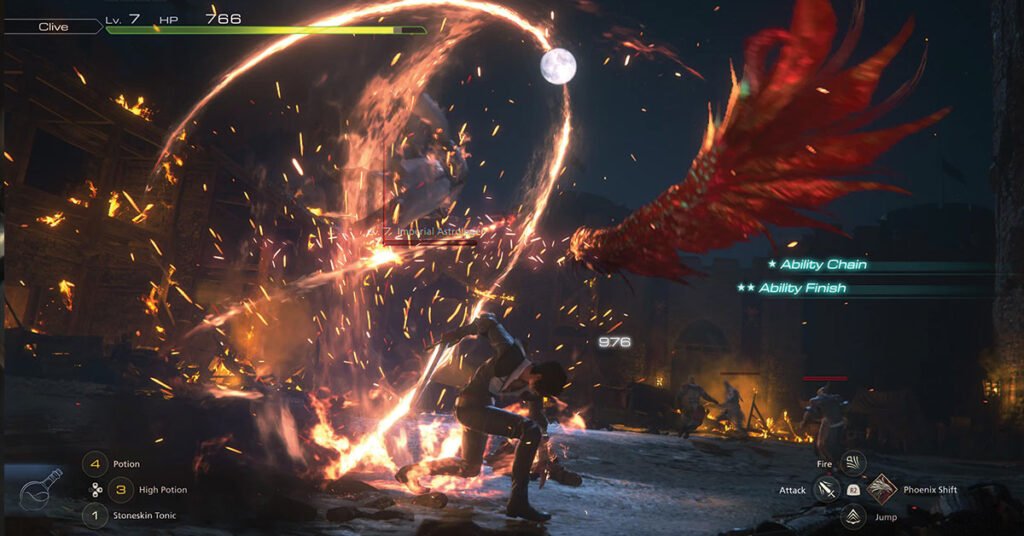final fantasy xvi - combat